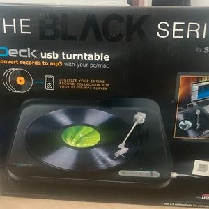 The black series record player/converter